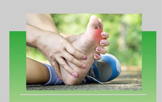 علت درد زیر پنجه پا